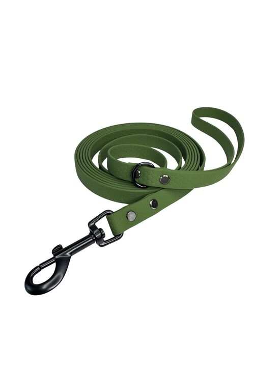 16MM HEXA LEASH-OLIVE GREEN